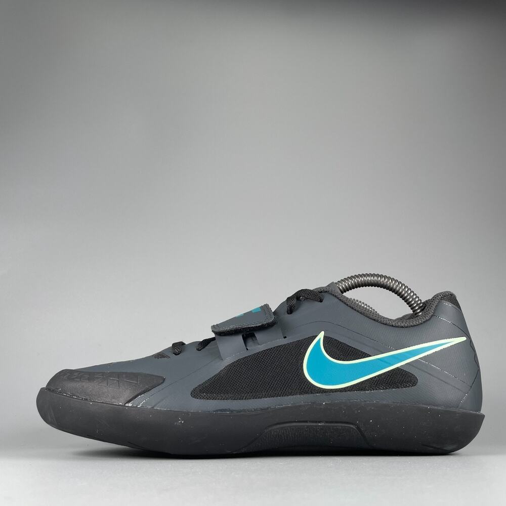 Nike Zoom Rival SD 2 Men's 8.5 Black Green Throwing Shoes Athletic Sneakers NEW